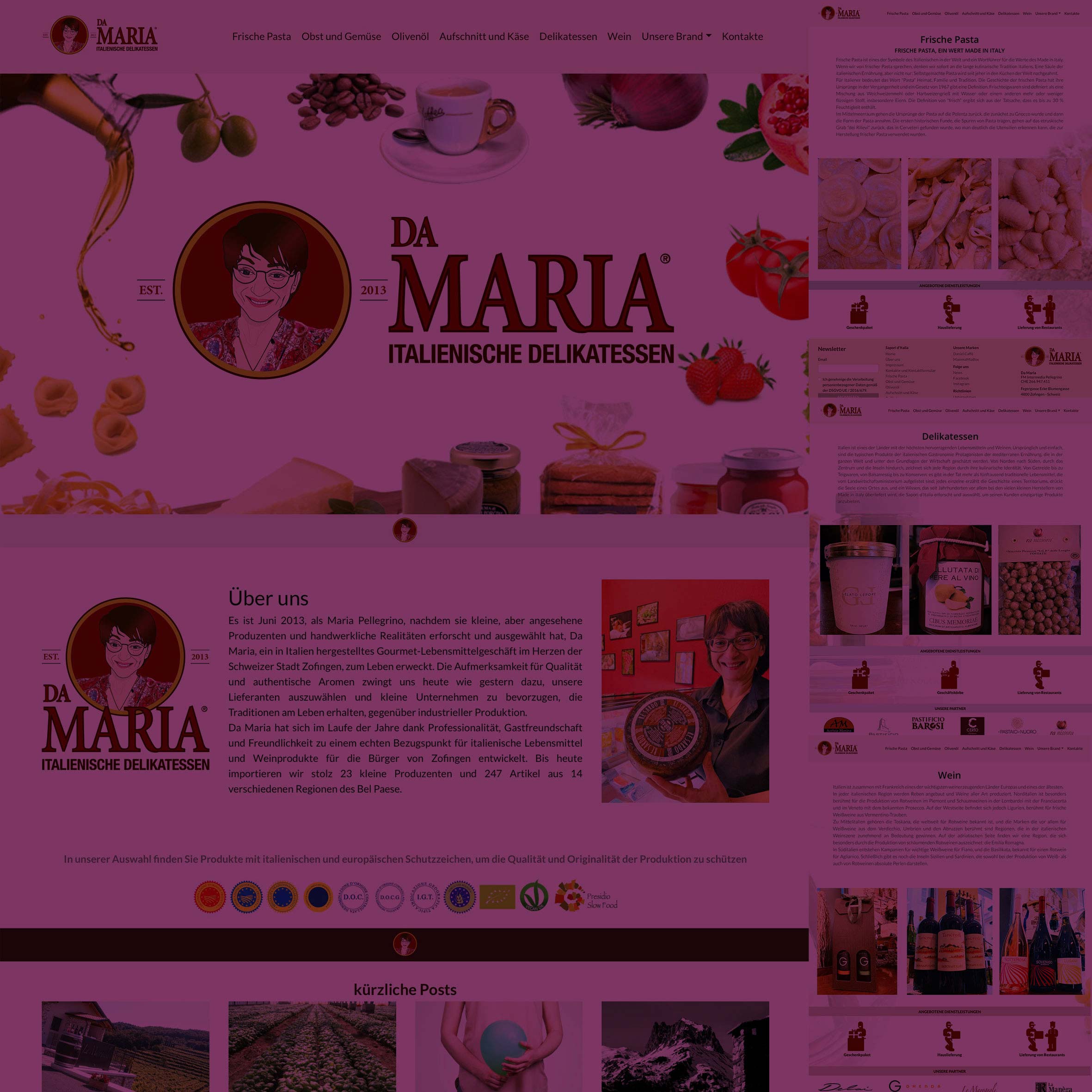 website ecommerce Como