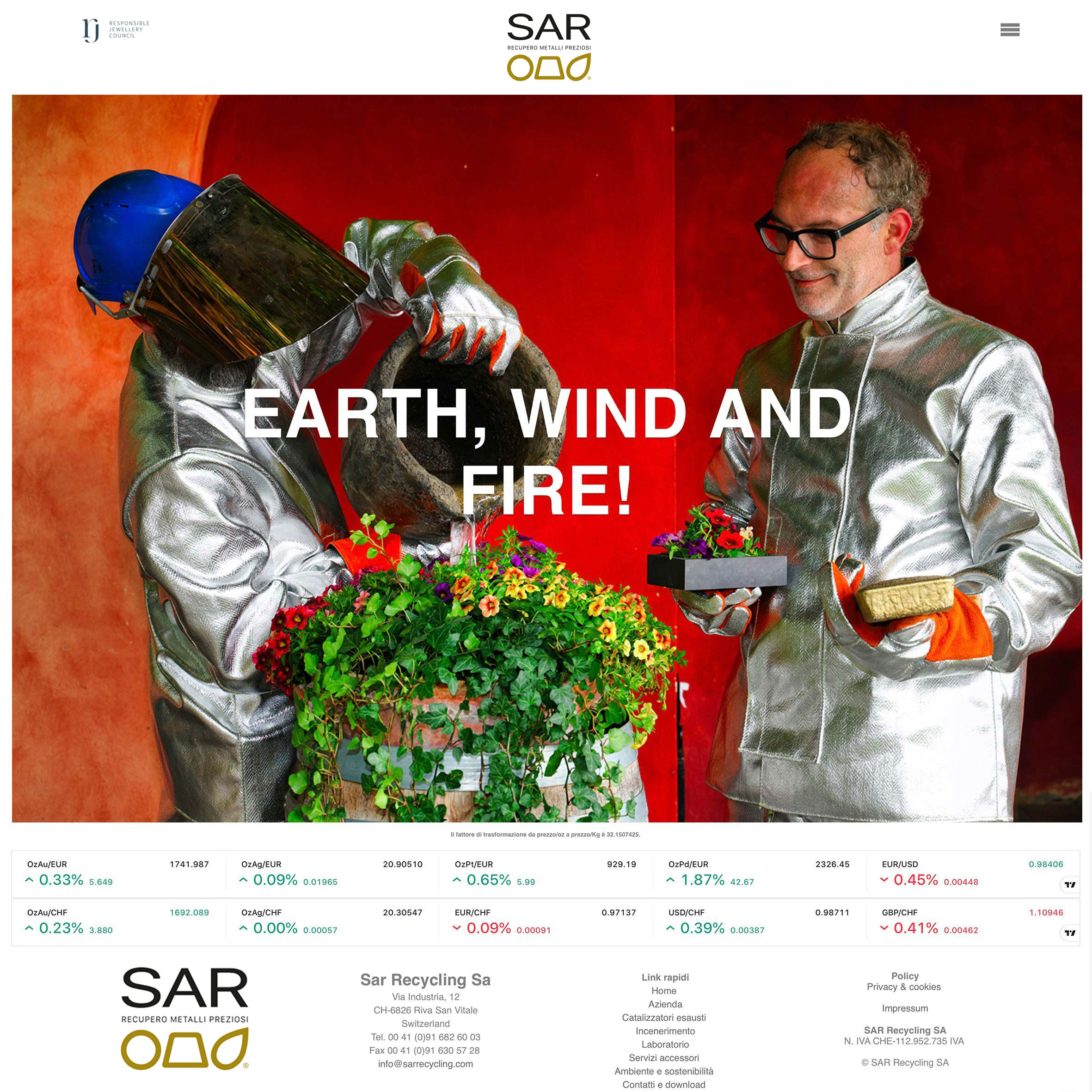 Siti web Como